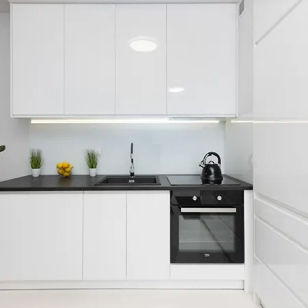 아파트 Stylish Przedpole With Balcony & Parking By Renters